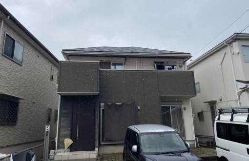 外壁塗装　施工前　サイディング