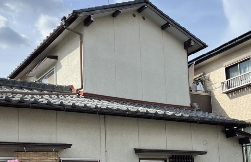 屋根漆喰工事_施工前