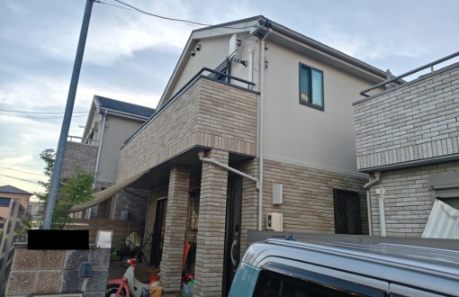 外壁塗装施工前_窯業系サイディングボード