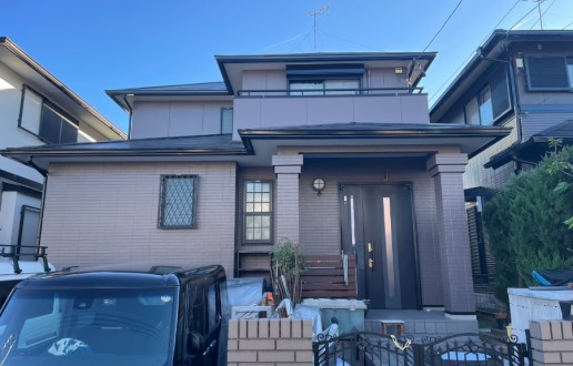 ［名古屋市］外壁・屋根塗装・ベランダ防水・板金工事　K様邸サムネイル