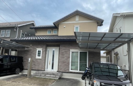 外壁塗装 施工前 サイディング 一条工務店