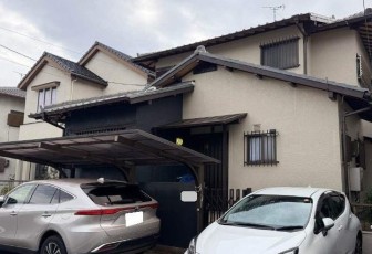 ［長久手市］　外壁塗装・屋根漆喰補修・軒天張替・雀口板金施工・樋交換・面格子交換　Ｏ様邸サムネイル