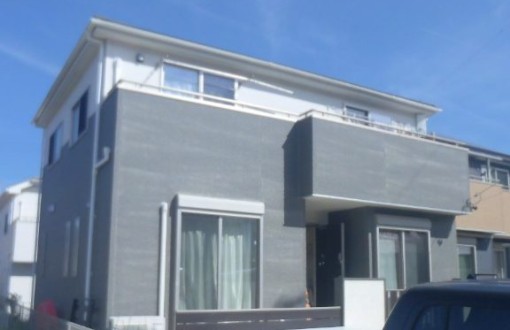 外壁塗装　施工前　サイディング