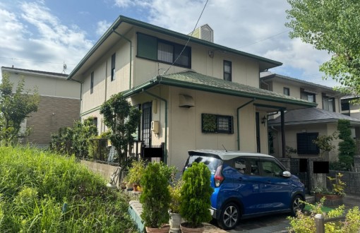 外壁塗装施工前_サイディングボード