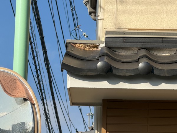 【名古屋市守山区】で外壁塗装をお考えのお宅様の現地調査｜リシン吹き・タイル調外壁と瓦屋根の点検サムネイル