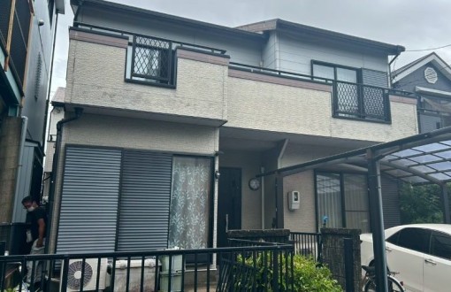 外壁塗装施工前_サイディングボード