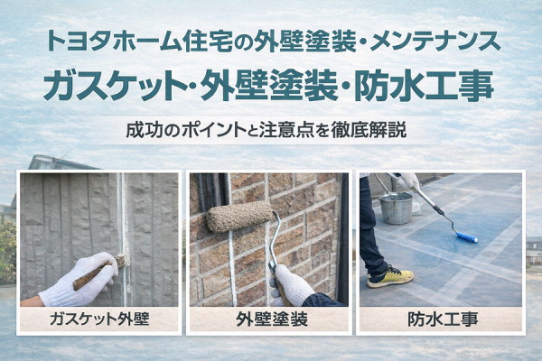 トヨタホームの外壁塗装・メンテナンス完全ガイド｜外壁塗装や防水工事の注意点サムネイル