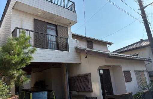 外壁塗装施工前_モルタル